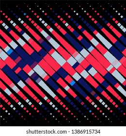 Geometric colorful vector background. Abstract halftone illustration pattern. Vintage texture

