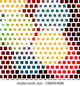 Geometric colorful vector background. Abstract halftone illustration pattern. Vintage texture
