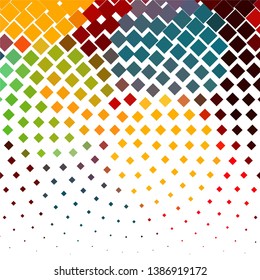 Geometric colorful vector background. Abstract halftone illustration pattern. Vintage texture
