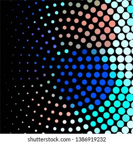 Geometric colorful vector background. Abstract halftone illustration pattern. Vintage texture
