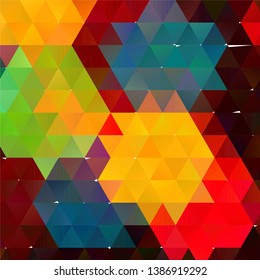 Geometric colorful vector background. Abstract halftone illustration pattern. Vintage texture
