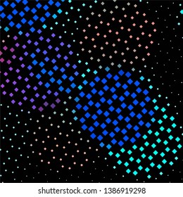 Geometric colorful vector background. Abstract halftone illustration pattern. Vintage texture
