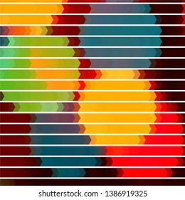Geometric colorful vector background. Abstract halftone illustration pattern. Vintage texture
