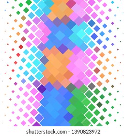 Geometric colorful vector background. Abstract halftone illustration pattern. Vintage texture