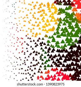 Geometric colorful vector background. Abstract halftone illustration pattern. Vintage texture