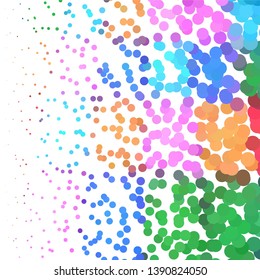 Geometric colorful vector background. Abstract halftone illustration pattern. Vintage texture