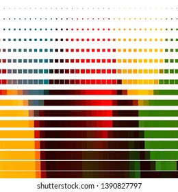 Geometric colorful vector background. Abstract halftone illustration pattern. Vintage texture