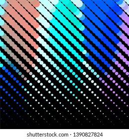 Geometric colorful vector background. Abstract halftone illustration pattern. Vintage texture