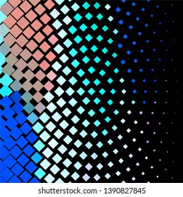 Geometric colorful vector background. Abstract halftone illustration pattern. Vintage texture