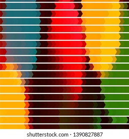 Geometric colorful vector background. Abstract halftone illustration pattern. Vintage texture