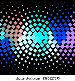 Geometric colorful vector background. Abstract halftone illustration pattern. Vintage texture