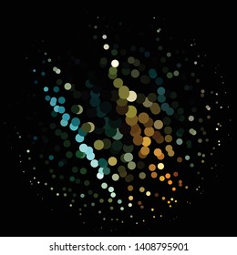 Geometric colorful vector background. Abstract halftone illustration pattern. Vintage texture