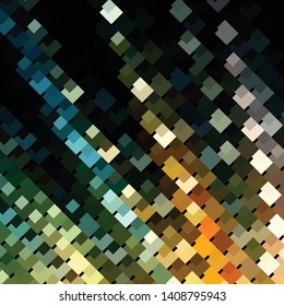 Geometric colorful vector background. Abstract halftone illustration pattern. Vintage texture