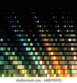 Geometric colorful vector background. Abstract halftone illustration pattern. Vintage texture