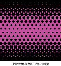 Geometric colorful vector background. Abstract halftone illustration pattern. Vintage texture