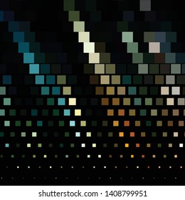 Geometric colorful vector background. Abstract halftone illustration pattern. Vintage texture