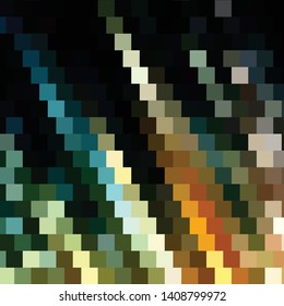 Geometric colorful vector background. Abstract halftone illustration pattern. Vintage texture