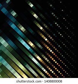 Geometric colorful vector background. Abstract halftone illustration pattern. Vintage texture
