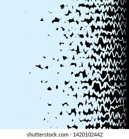 Geometric colorful vector background. Abstract halftone illustration pattern. Vintage texture