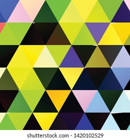 Geometric colorful vector background. Abstract halftone illustration pattern. Vintage texture