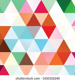 Geometric colorful vector background. Abstract halftone illustration pattern. Vintage texture