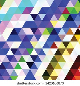 Geometric colorful vector background. Abstract halftone illustration pattern. Vintage texture