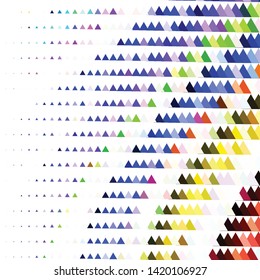 Geometric colorful vector background. Abstract halftone illustration pattern. Vintage texture