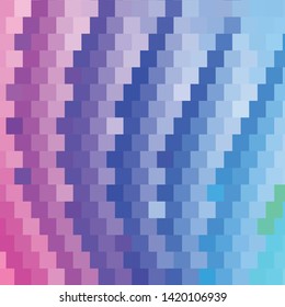 Geometric colorful vector background. Abstract halftone illustration pattern. Vintage texture