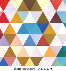 Geometric colorful vector background. Abstract halftone illustration pattern. Vintage texture