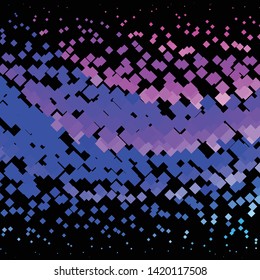 Geometric colorful vector background. Abstract halftone illustration pattern. Vintage texture