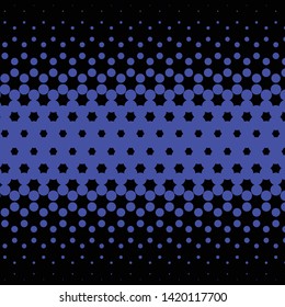 Geometric colorful vector background. Abstract halftone illustration pattern. Vintage texture