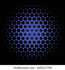 Geometric colorful vector background. Abstract halftone illustration pattern. Vintage texture