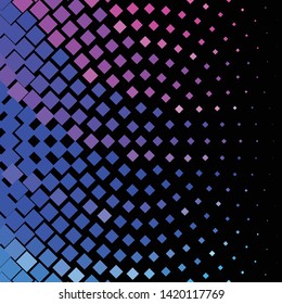 Geometric colorful vector background. Abstract halftone illustration pattern. Vintage texture