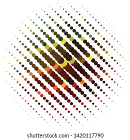 Geometric colorful vector background. Abstract halftone illustration pattern. Vintage texture