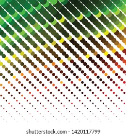 Geometric colorful vector background. Abstract halftone illustration pattern. Vintage texture