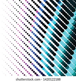 Geometric colorful vector background. Abstract halftone illustration pattern. Vintage texture