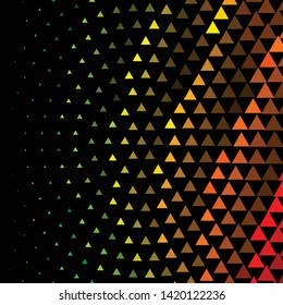 Geometric colorful vector background. Abstract halftone illustration pattern. Vintage texture