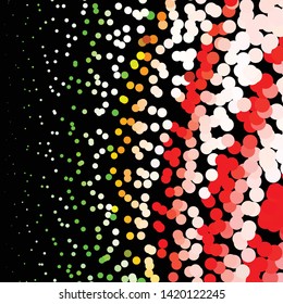 Geometric colorful vector background. Abstract halftone illustration pattern. Vintage texture