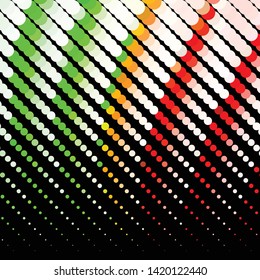 Geometric colorful vector background. Abstract halftone illustration pattern. Vintage texture