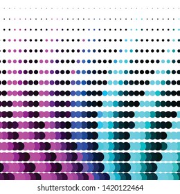 Geometric colorful vector background. Abstract halftone illustration pattern. Vintage texture