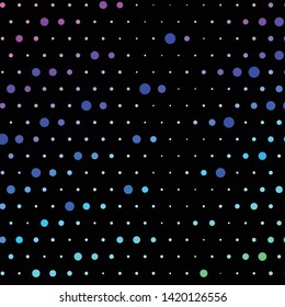 Geometric colorful vector background. Abstract halftone illustration pattern. Vintage texture