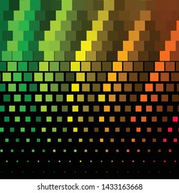 Geometric colorful vector background. Abstract halftone illustration pattern. Vintage texture
