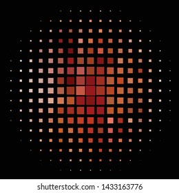 Geometric colorful vector background. Abstract halftone illustration pattern. Vintage texture