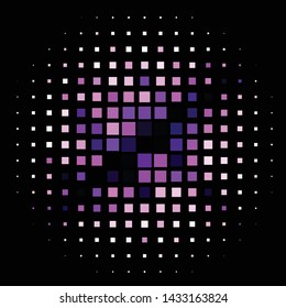 Geometric colorful vector background. Abstract halftone illustration pattern. Vintage texture