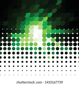 Geometric colorful vector background. Abstract halftone illustration pattern. Vintage texture
