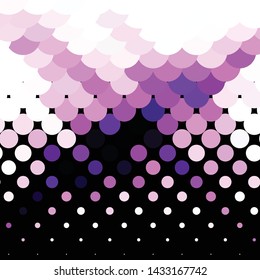 Geometric colorful vector background. Abstract halftone illustration pattern. Vintage texture