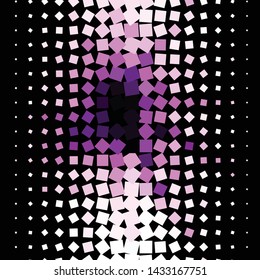 Geometric colorful vector background. Abstract halftone illustration pattern. Vintage texture