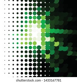 Geometric colorful vector background. Abstract halftone illustration pattern. Vintage texture