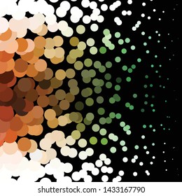 Geometric colorful vector background. Abstract halftone illustration pattern. Vintage texture