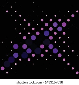 Geometric colorful vector background. Abstract halftone illustration pattern. Vintage texture